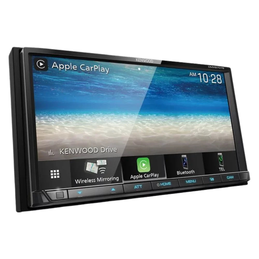 New Kenwood DMX9707S 6.95" Multimedia Receiver and CMOS-230 Universal Backup Camera