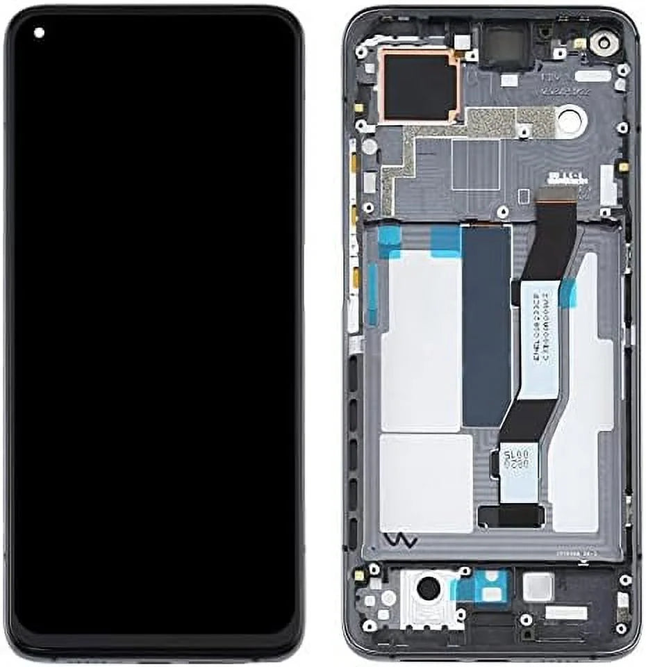Display Replacement for Xiaomi Mi 10T 5G / 10T Pro 5G M2007J3SY M2007J3SG Mobile Phone LCD Display Touch Digitizer Assembly Glass Repair with Frame (Black)