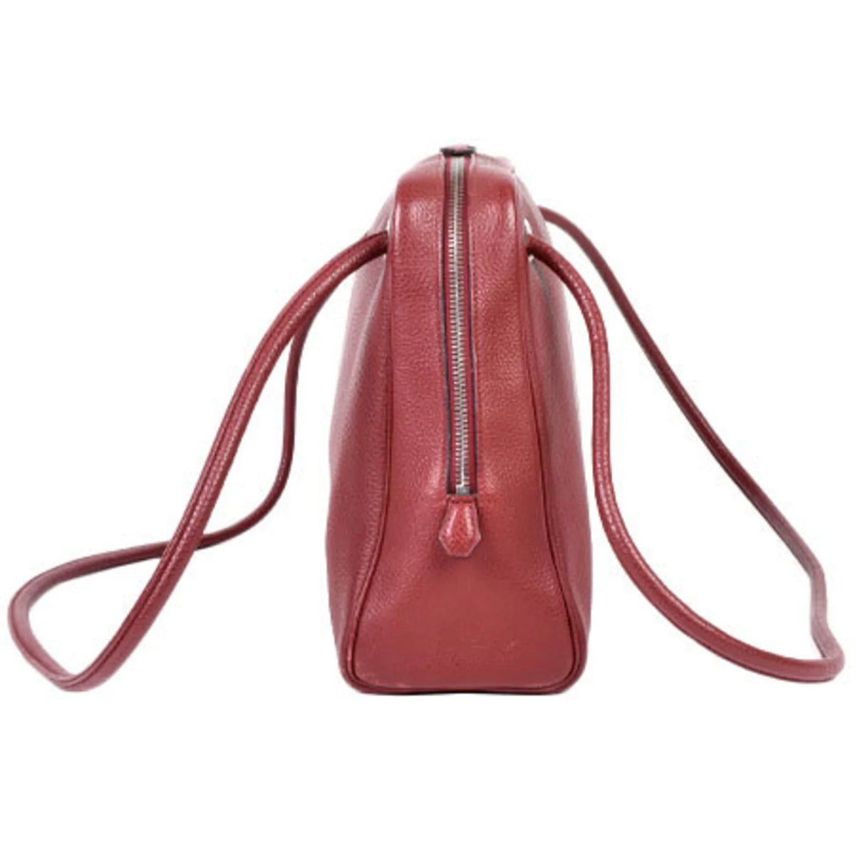Pre-Owned Hermes HERMES Tintin GM shoulder bag Togo Rouge Ash □D stamp (Good)