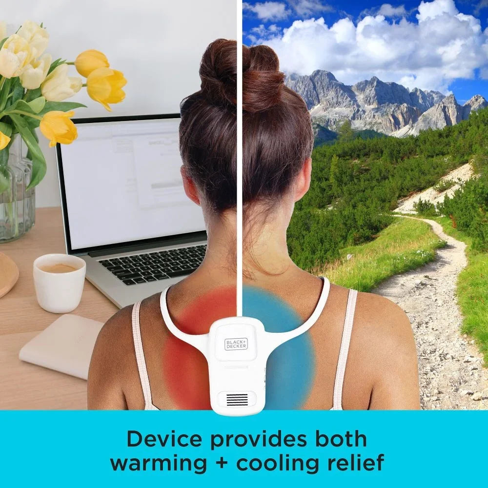 BLACK+DECKER Comfortpak, Wearable Cooling and Heating Device, Cloud White (BCWCC101-10)