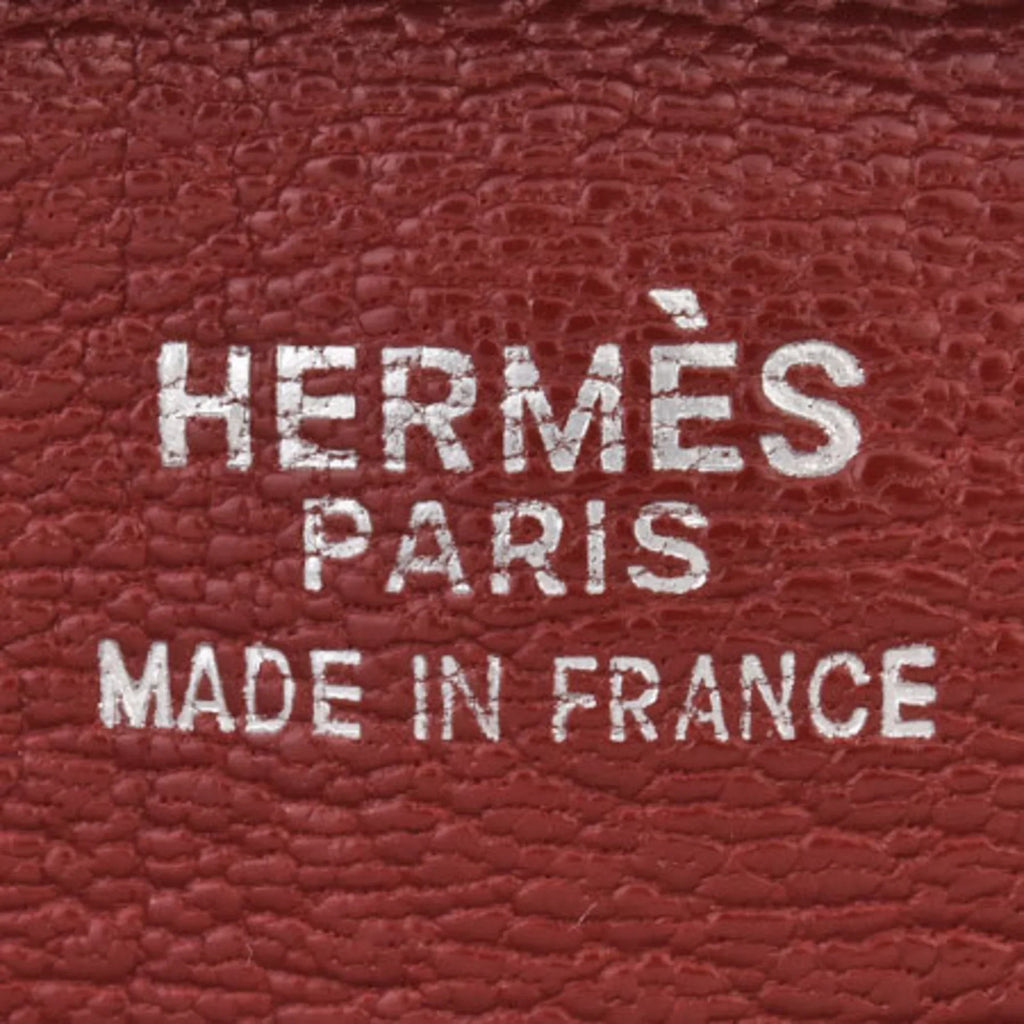 Pre-Owned Hermes HERMES Tintin GM shoulder bag Togo Rouge Ash □D stamp (Good)