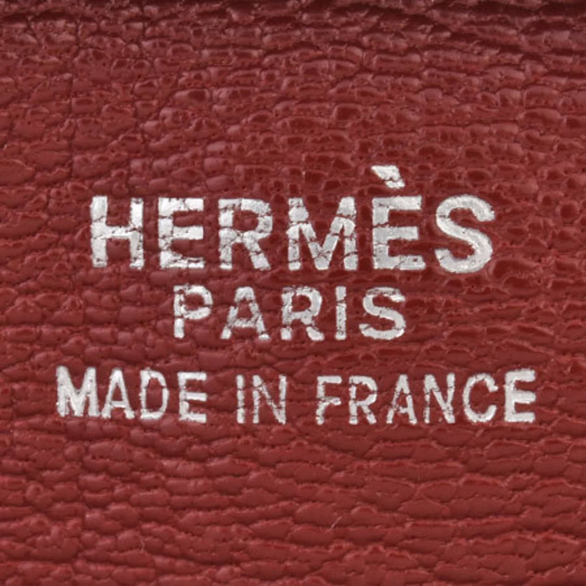 Pre-Owned Hermes HERMES Tintin GM shoulder bag Togo Rouge Ash □D stamp (Good)