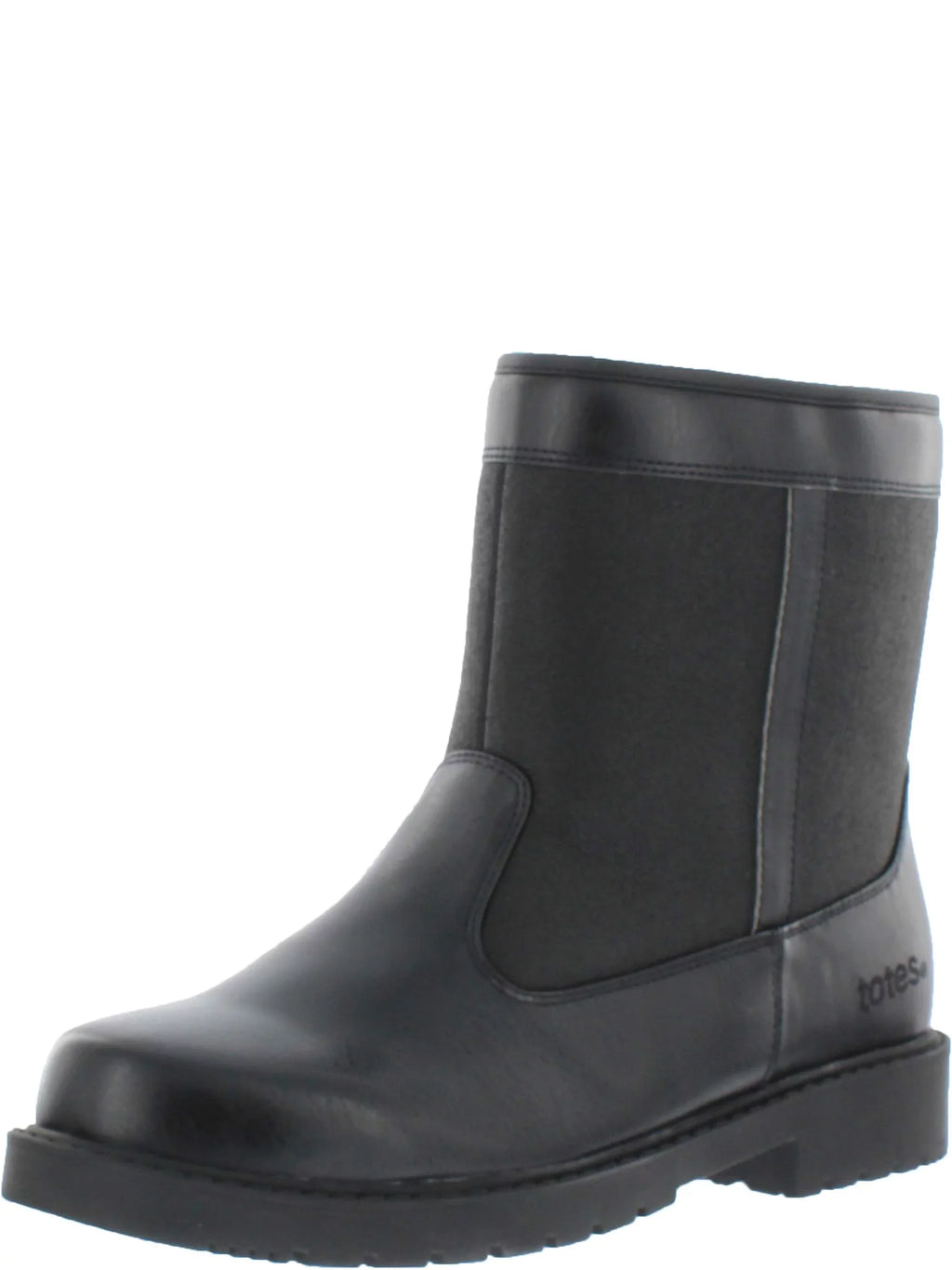 Totes Men's Stadium Fluid Faux Fur Lined Snow Boot - Wide Width Available