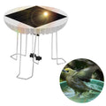 Walmeck Solar Liquid Wiggler for Bird Bath, Maker, 3.7V 1500mAh Backup Battery, Brushless Motor