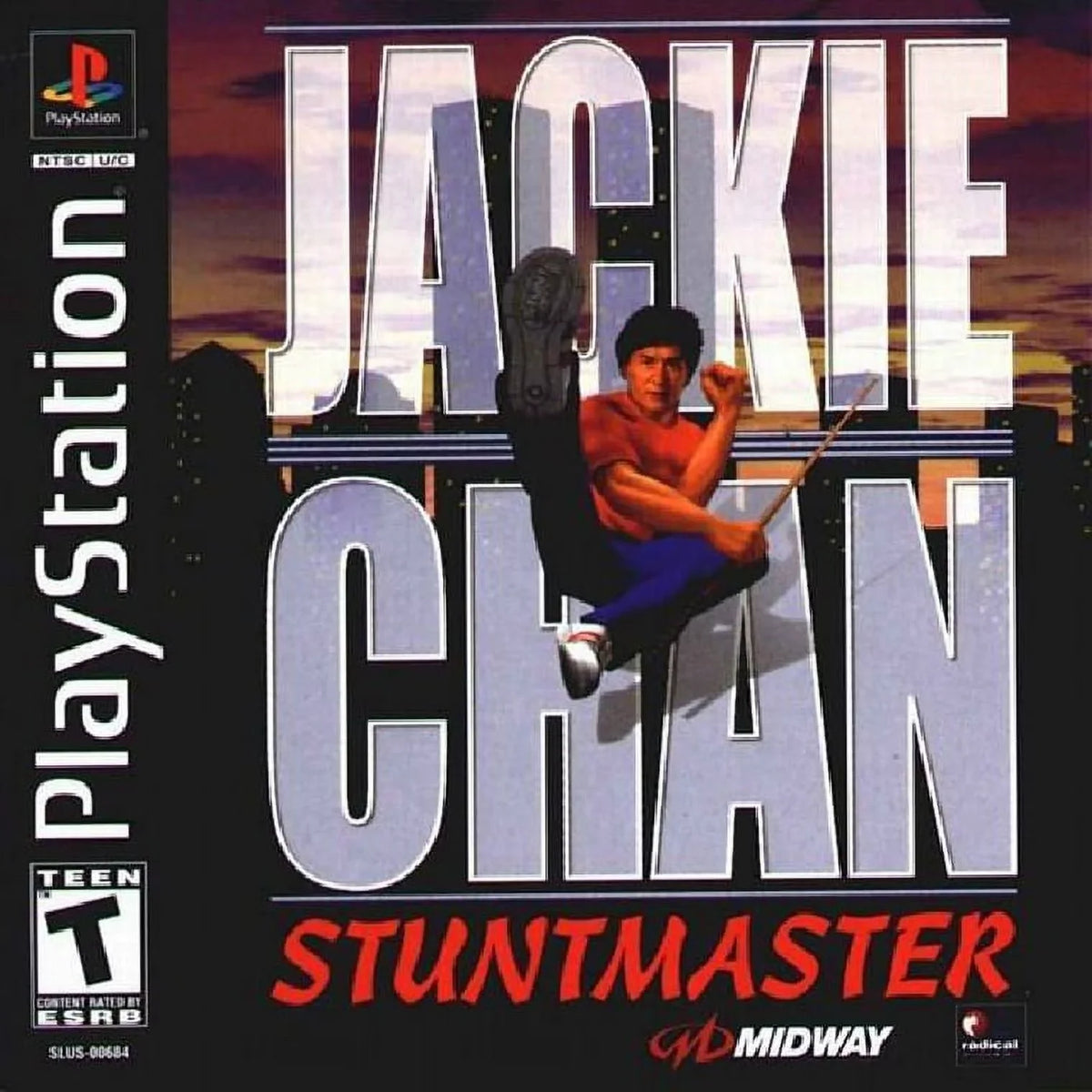 Restored Jackie Chan's Stuntmaster ( PlayStation 1, 2000) Fighting Game (Refurbished)