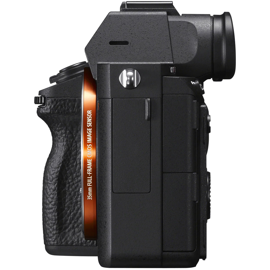 a7R III 42.4MP Full-frame Mirrorless Interchangeable Lens Camera Body (ILCE7RM3/B) with Sigma 50mm F1.4 ART DG HSM E-mount Lens and Deco Gear Backpack Kit Microphone Editing Suite Bundle