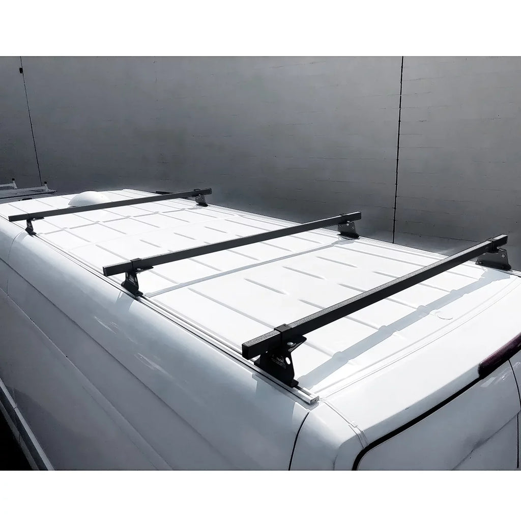 Vantech Heavy Duty 3 Bar Ladder Roof Rack Fits: Ford Transit Cargo Van High Roof