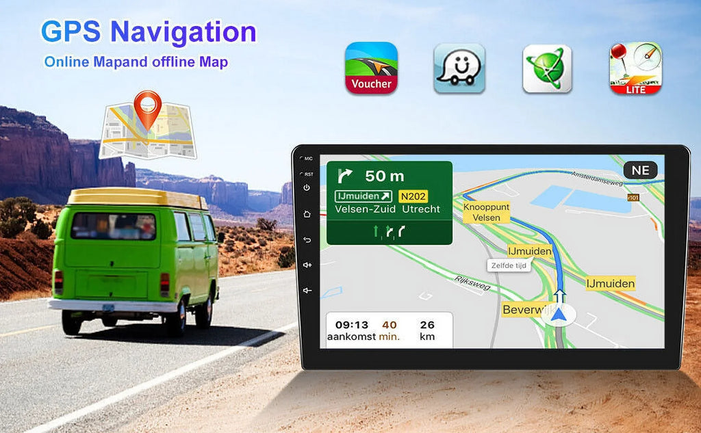 10.1" 1280*720 IPS Android 12 Wifi 2+32GB Car Stereo Radio Carplay GPS Navigation For Toyota Corolla 2014 2015 2016
