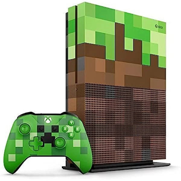 Xbox One X 1TB Gaming Console Mincraft with 2 Controller Headset Cleaning Kit