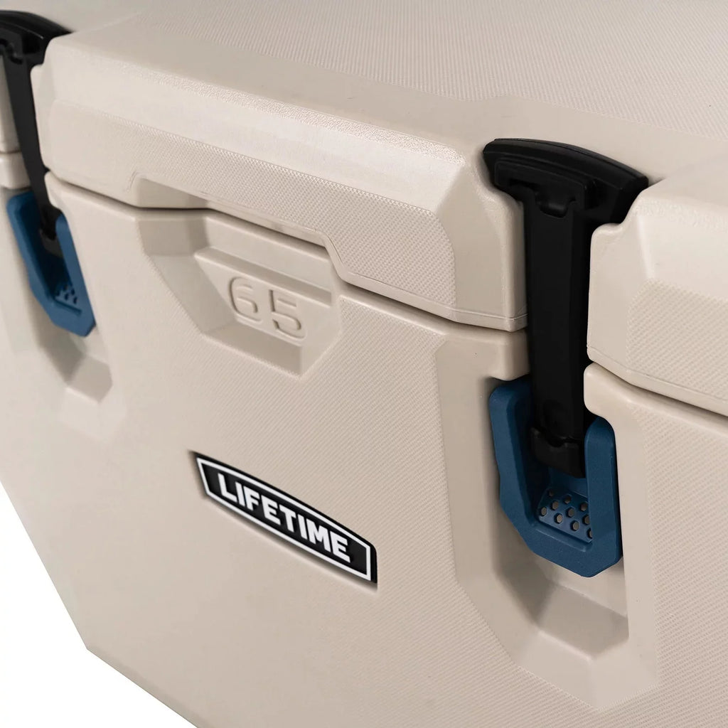 Lifetime 65 Quart High Functionality Polyethylene Cooler, Pumice Stone (290983)