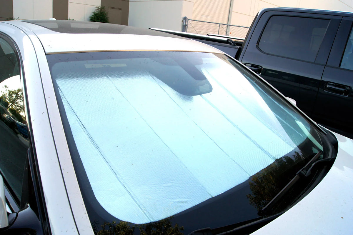 Tuningpros Custom Fit Windshield Sun Shade Protector, Sunshade Visor For 2009-2017 Volvo XC60