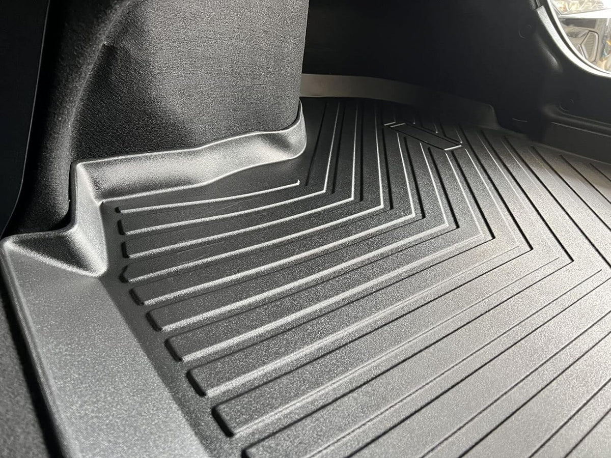 EACCESSORIES EA Cargo Liner – Trunk Mat for Toyota Camry 2018-2024 – Weather-Resistant Trunk Mats for Cars with Raised Lip – Non-Slip Car Trunk Mat Rubber – Easy to Install – Laser Pre-Cut Design