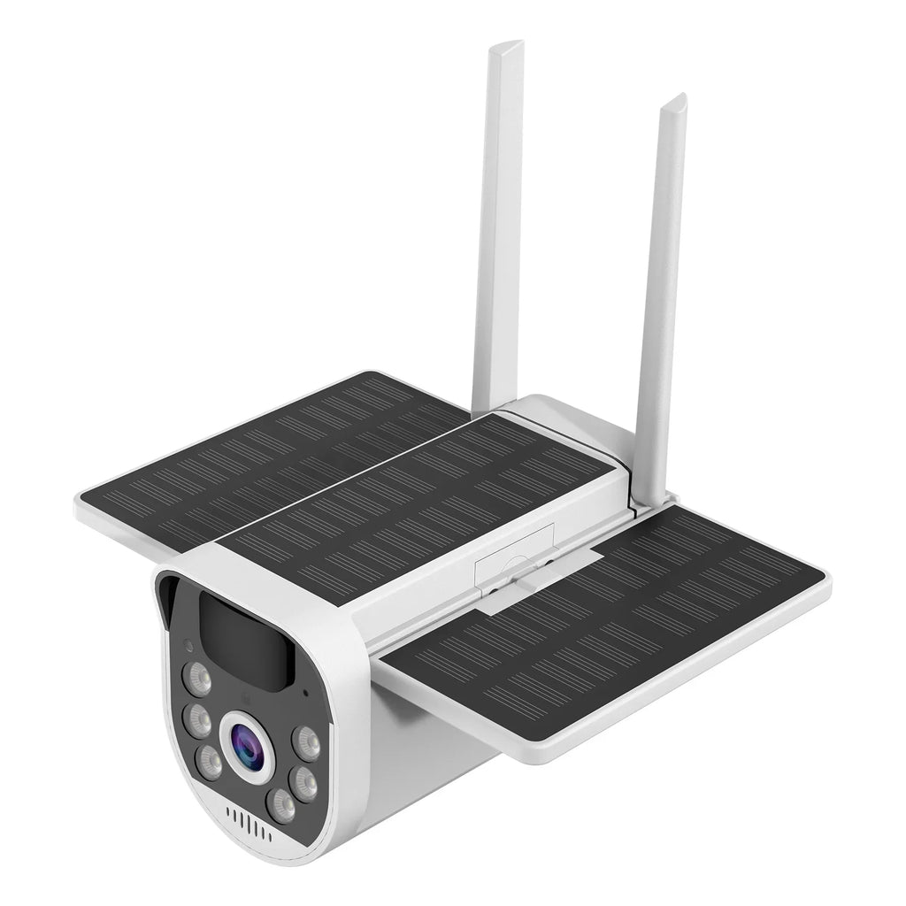 Pristin 4G WiFi Camera, 1080P Folding Solar Camera with PIR Motion Detection, Long Standby IP66 Liquid