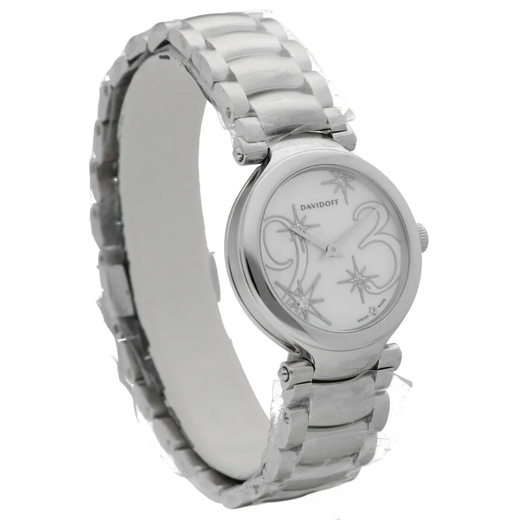 Davidoff 21156 Lady Mother of Pearl Stainless Steel 30mm Quartz Women's Watch