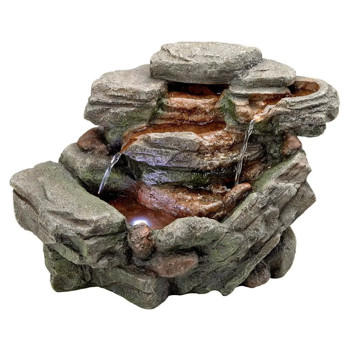 Design Toscano Liquid Creek Cascading Tabletop Fountain