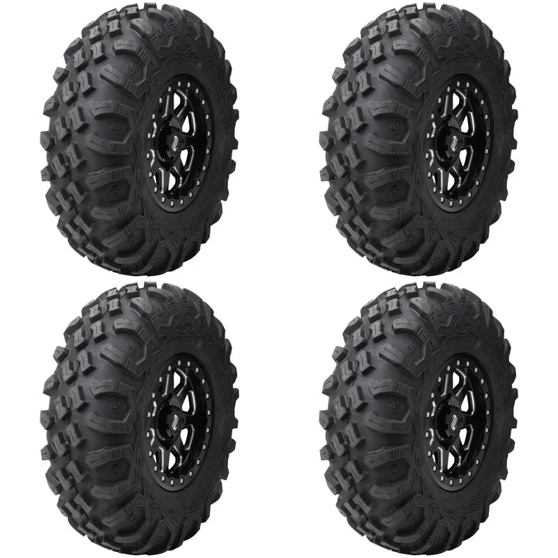 (4 Pack) Tusk Megabite Radial Tire 27x9-14 For POLARIS RZR 900 Trail Fox Edition 2020