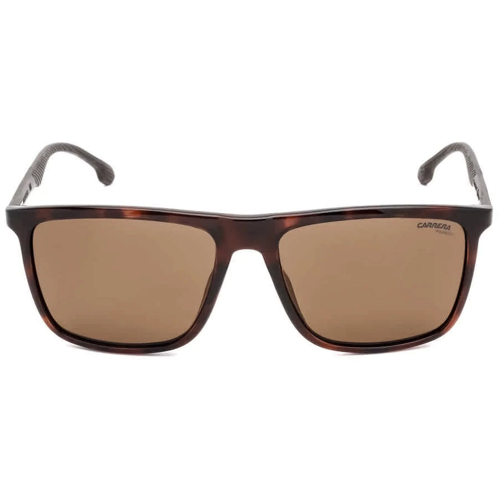 Carrera Polarized Bronze Rectangular Men's Sunglasses CARRERA 8032/S 0086/SP 57