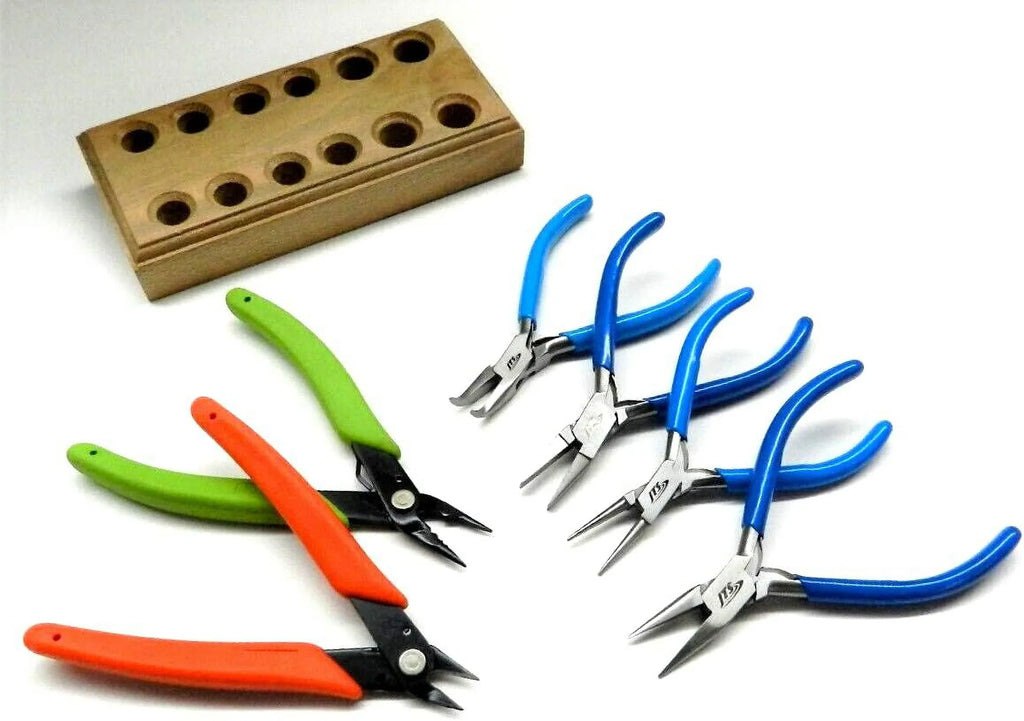 Jewelry Making Tool Kit Bead Work Wire Wrapping Xuron 494, 410, 4 Pliers – Set Of 6