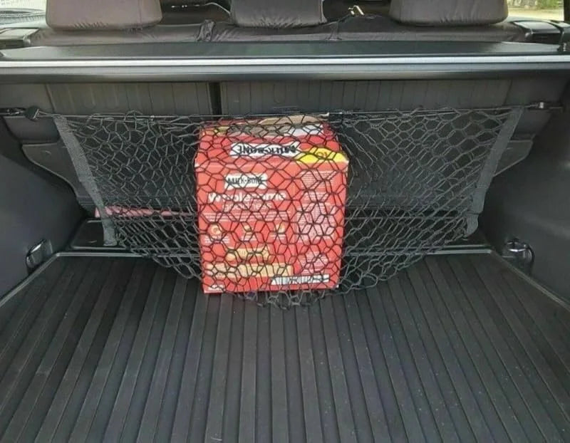 EACCESSORIES EA(2 Qty)Trunk Organizer Cargo Nets for TOYOTA bZ4X 2023-2024 – Envelope Style Cargo Nets for SUV – Premium Mesh Car Trunk Organizer Vehicle Carrier Storage – Compatible with TOYOTA bZ4X