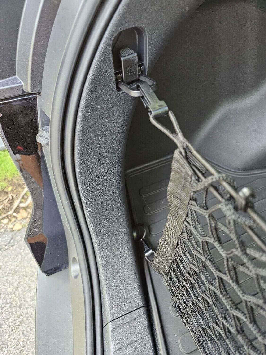 EACCESSORIES EA(2 Qty)Trunk Organizer Cargo Nets for TOYOTA bZ4X 2023-2024 – Envelope Style Cargo Nets for SUV – Premium Mesh Car Trunk Organizer Vehicle Carrier Storage – Compatible with TOYOTA bZ4X